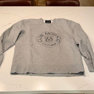 Club Monaco Light Gray Crewneck Sweater